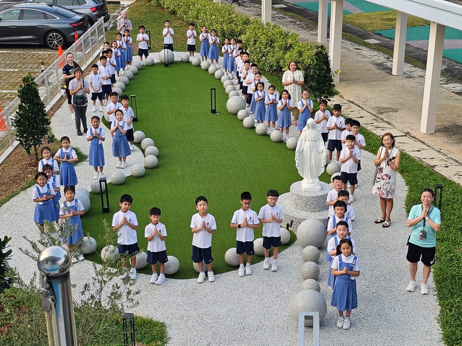 Opening of Rosary Garden